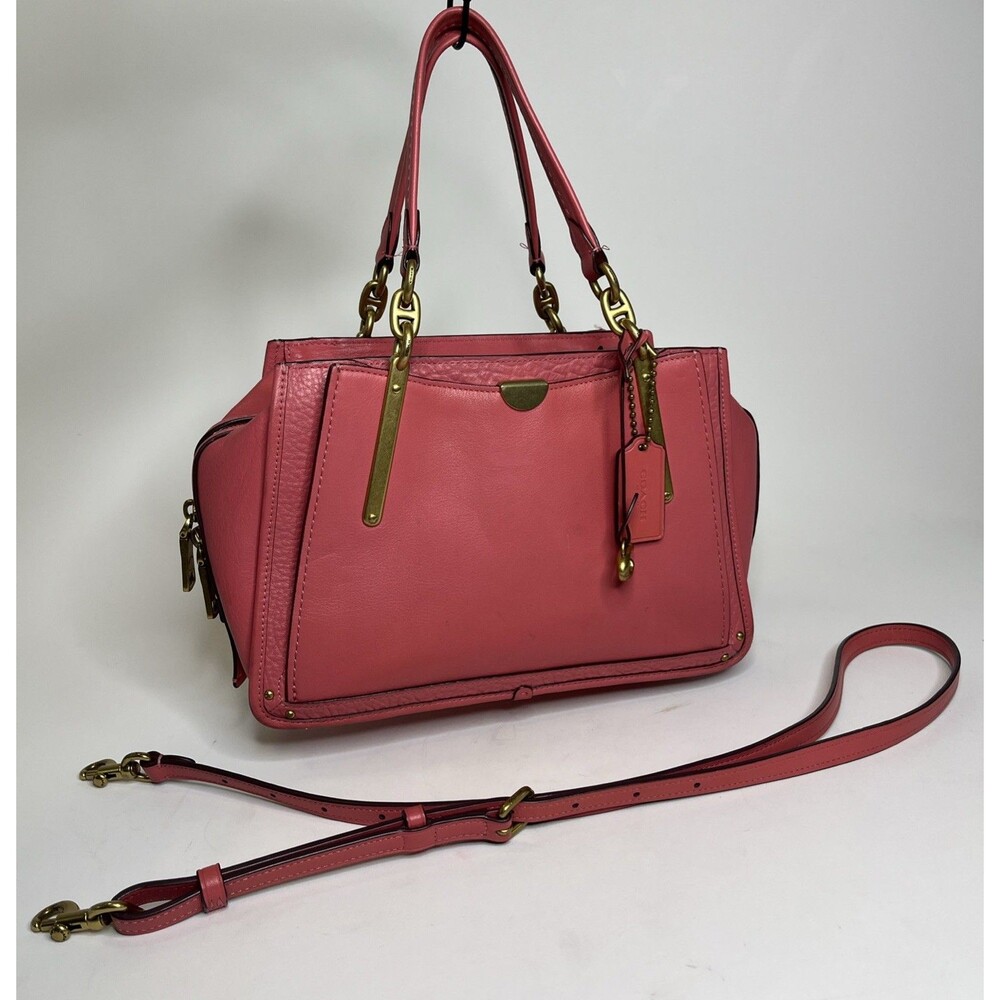 COACH 1941 Dreamer 33094 Orchid Pink Leather Satchel Crossbody Handbag